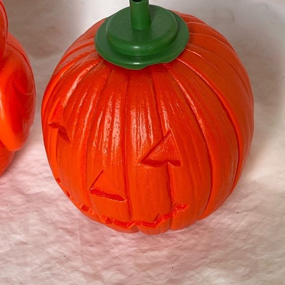 Vintage Rax restaurant child orange drinking cups BUNDLE of 2 - Picture 4 of 7